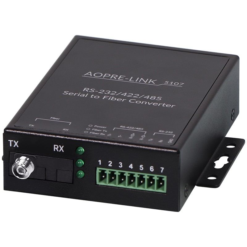商用級(jí)RS232/RS485/RS422串口 光纖轉(zhuǎn)換器